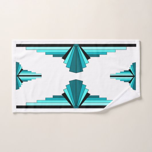 Deko-Elemente in aquamarin grün Handtuch (Handtuch)