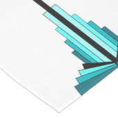 Deko-Elemente in aquamarin grün Mittelgroßer Tischläufer (Ecke)