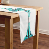 Deko-Elemente in aquamarin grün Mittelgroßer Tischläufer (Beispiel)