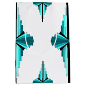 Deko-Elemente in aquamarin grün Mittlere Geschenktüte (Vorderseite)