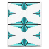 Deko-Elemente in aquamarin grün Tischdecke (Vorderseite)