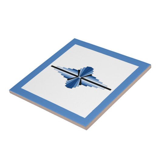 Deko-Elemente in Blau, Marine und Schwarz Fliese (Seite)