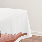 Deko-Elemente in einer Goldpalette der Rose Tischdecke (Beispiel)