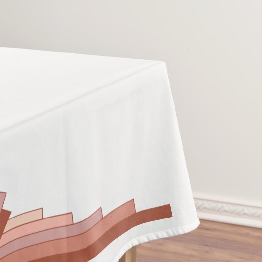 Deko-Elemente in einer Goldpalette der Rose Tischdecke (Beispiel)