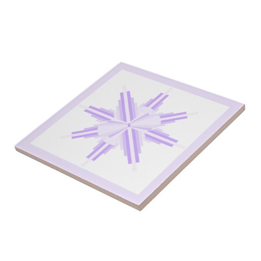 Deko-Elemente in hellen Purpurfarben Fliese (Seite)