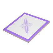 Deko-Elemente in hellen Purpurfarben Fliese (Seite)