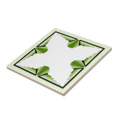 Deko-Elemente in moosexuellen Grüntönen Fliese (Seite)