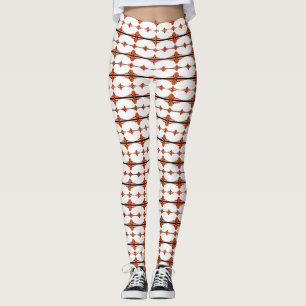 Deko-Elemente in Orange Leggings