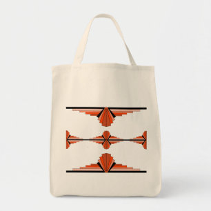 Deko-Elemente in Orange Tragetasche