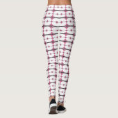 Deko-Elemente in pastellfarbener Rose Leggings (Rückseite)