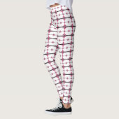 Deko-Elemente in pastellfarbener Rose Leggings (Links)