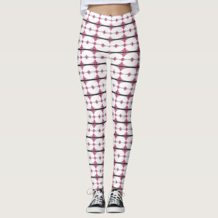 Deko-Elemente in pastellfarbener Rose Leggings