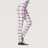 Deko-Elemente in pastellfarbener Rose Leggings (Rechts)