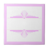 Deko-Elemente in rosa Fliese (Vorderseite)