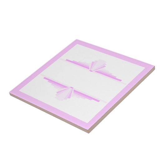 Deko-Elemente in rosa Fliese (Seite)