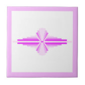 Deko-Elemente in rosa Fliese (Vorderseite)