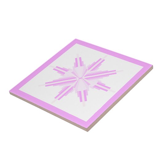 Deko-Elemente in rosa Fliese (Seite)