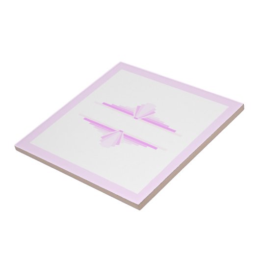 Deko-Elemente in rosa Fliese (Seite)