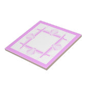 Deko-Elemente in rosa Fliese (Seite)