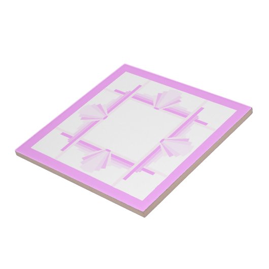 Deko-Elemente in rosa Fliese (Seite)