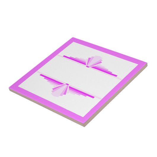 Deko-Elemente in rosa Fliese (Seite)