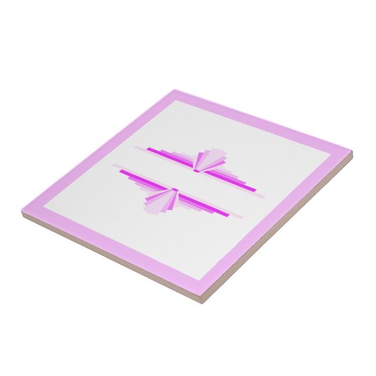 Deko-Elemente in rosa Fliese (Seite)