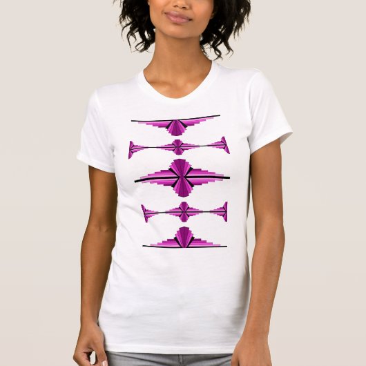 Deko-Elemente in Rosa T-Shirt (Vorderseite)