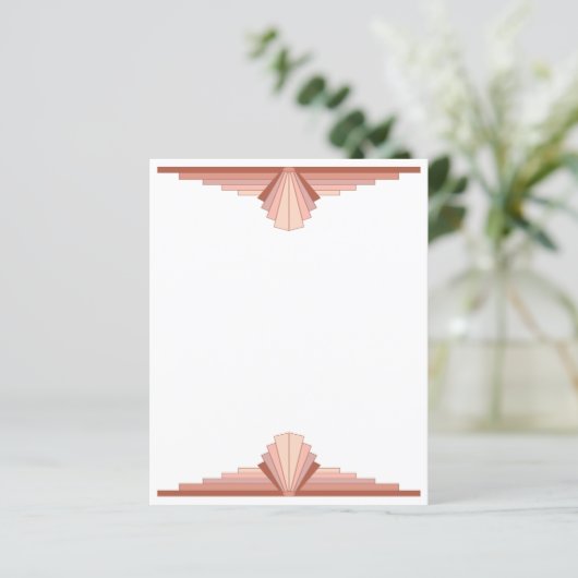 Deko-Elemente in Rose (Stehend Vorderseite)