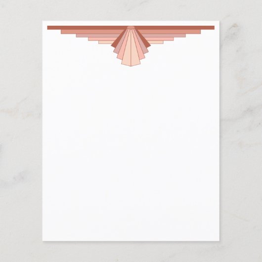 Deko-Elemente in Rose (Rückseite)