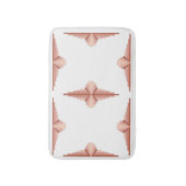 Deko-Elemente in Rose Badematte (Vorderseite Vertikal)