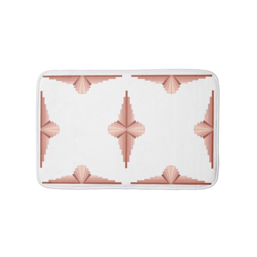 Deko-Elemente in Rose Badematte (Vorderseite)