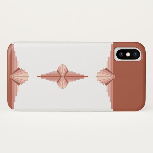 Deko-Elemente in Rose Case-Mate iPhone Hülle (Rückseite (Horizontal))