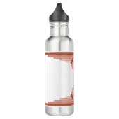 Deko-Elemente in Rose Edelstahlflasche (Links)