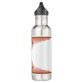 Deko-Elemente in Rose Edelstahlflasche (Rechts)