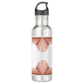 Deko-Elemente in Rose Edelstahlflasche (Vorderseite)