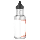 Deko-Elemente in Rose Edelstahlflasche (Links)