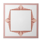 Deko-Elemente in Rose Fliese (Vorderseite)