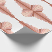 Deko-Elemente in Rose Geschenkpapier (Ecke)
