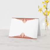 Deko-Elemente in Rose Karte (Gelbe Blume)