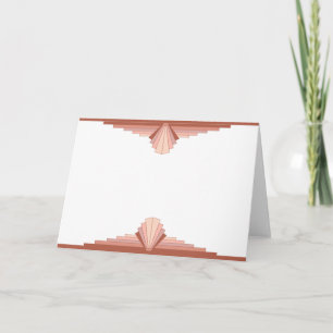 Deko-Elemente in Rose Karte