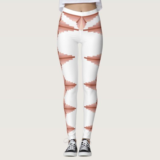 Deko-Elemente in Rose Leggings (Vorderseite)