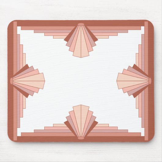 Deko-Elemente in Rose Mousepad (Vorne)