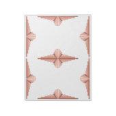 Deko-Elemente in Rose Notizblock (Rotiert)