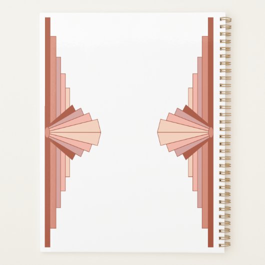 Deko-Elemente in Rose Planer (Rückseite)