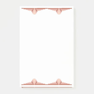 Deko-Elemente in Rose Post-it Klebezettel