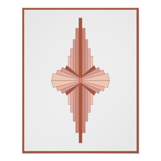 Deko-Elemente in Rose Poster (Vorderseite)