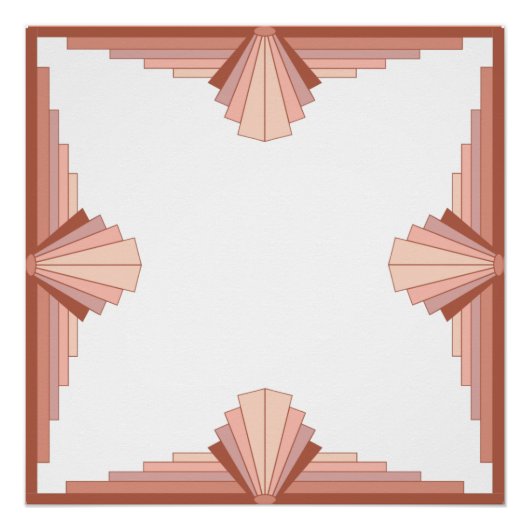 Deko-Elemente in Rose Poster (Vorderseite)