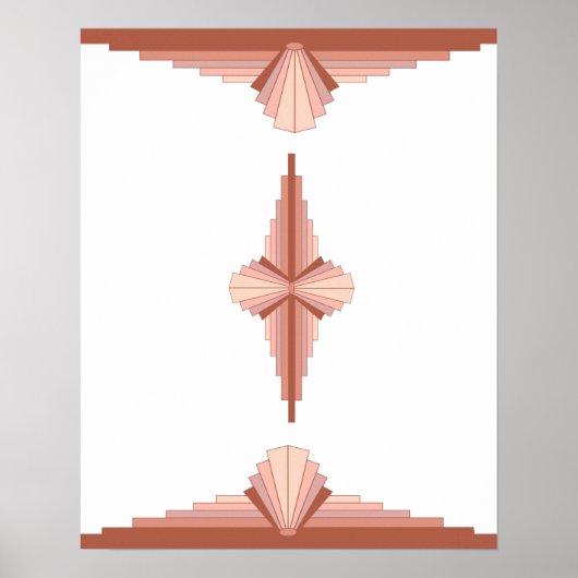 Deko-Elemente in Rose Poster (Vorne)