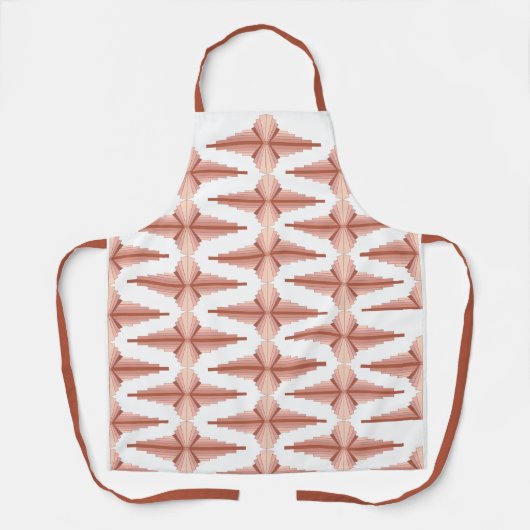 Deko-Elemente in Rose Schürze (Vorderseite)