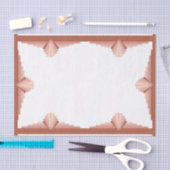 Deko-Elemente in Rose Seidenpapier (Handwerk)